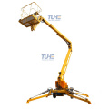 Telescopic arm boom hydraulic lifting crane for fork telescopic self propelled articulated boom lift scissor aerial work platf